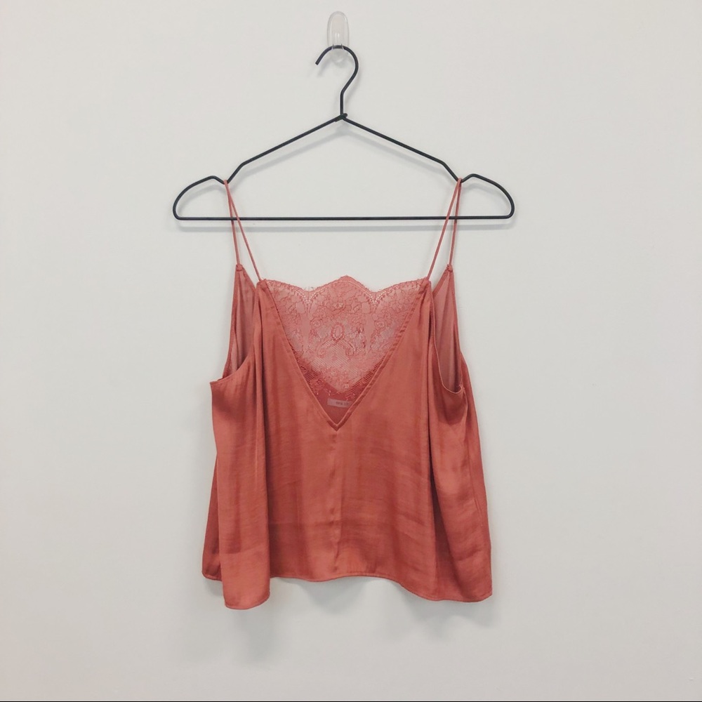 Kimchi Blue Urban Outfitters Dusty Rose Lace Tank